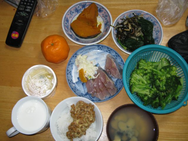 ２７日夕食です。