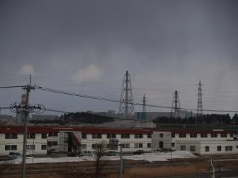 展望台から六ヶ所再処理工場を観る（奥）