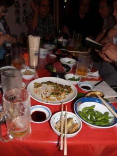 8月15日、さんふり横丁で食べたもの