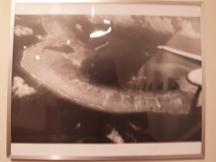 水爆実験で出来たブラボークレーター　1994年7月ビキニ環礁