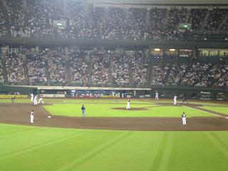 試合中の風景