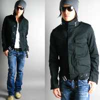 Casanova　Ｍ６５ ミリタリーブルゾン/ライダースディテイル