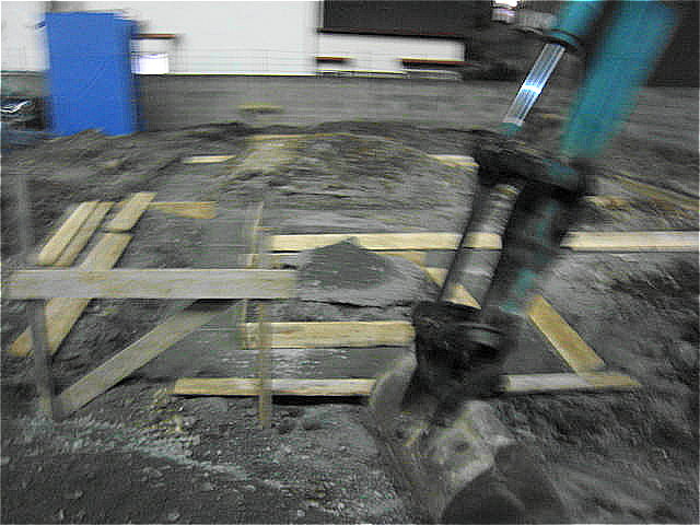 基礎工事の土台