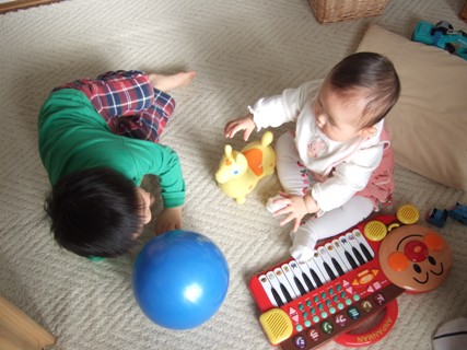 マサとボール遊び♪