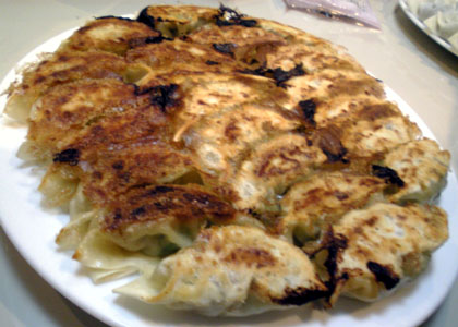 餃子パーティ
