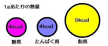 熱量の大きさ