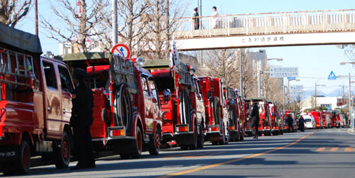 行田消防出初め式・２
