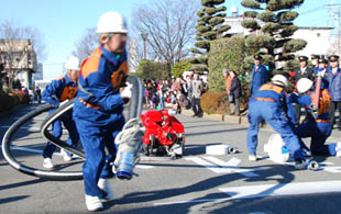 行田消防出初め式・５