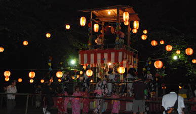 妻沼聖天盆踊り・３