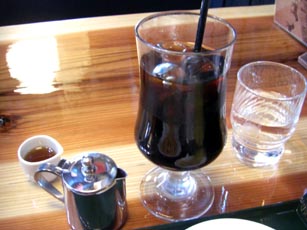 珈水亭深谷店　アイスコーヒー
