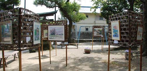 川沿い作品展１２