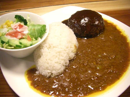 珈水亭深谷店・キーマカレー＆ハンバーグ
