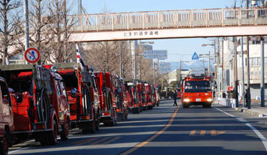 行田消防出初め式・１８