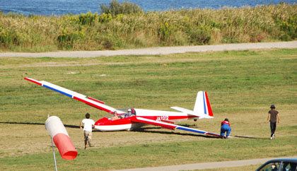 妻沼のグライダー滑空場・１０