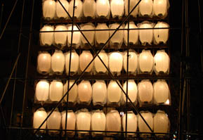 うちわ祭提灯・１０