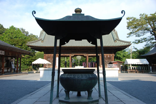 テントの取れた聖天様・２