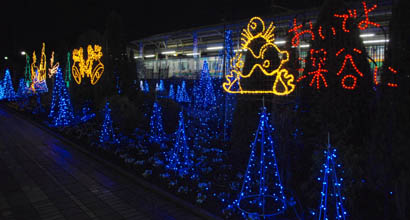 深谷駅イルミネーション2010・４