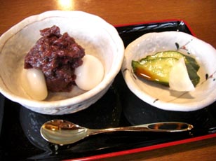 騎崎屋　白玉ぜんざい