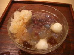京はやしや　「ほうじ茶氷あんみつ」・４