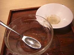 京はやしや　「ほうじ茶氷あんみつ」・５