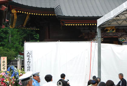 妻沼聖天山除幕式・１１