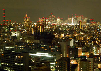 文京シビックセンターからの夜景・３