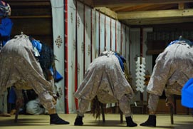 恩田のささら獅子舞・５