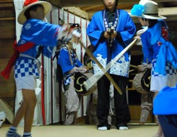 恩田のささら獅子舞・６