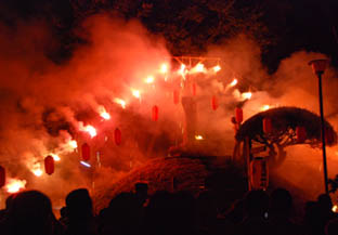 大我井神社火祭り・７