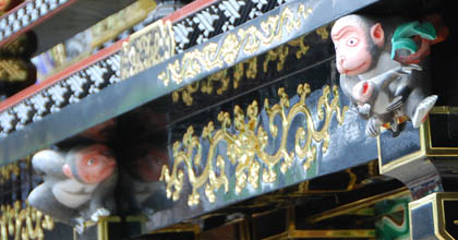 聖天様彫刻見学・１０