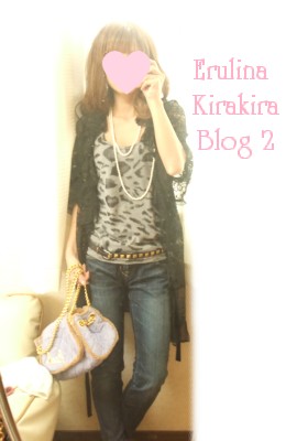 Language　ﾚｰｽカーデ