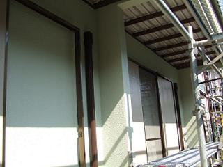 ベランダ下仕上げ