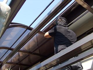 ベランダ屋根取り付け
