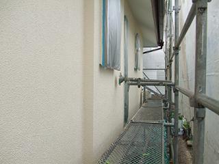 外壁中塗り　北側