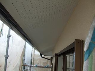 軒天井　ベランダ部