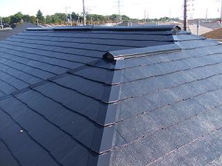 屋根上塗り２