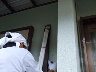 エアコンホースカバー取り付け