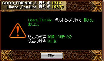 2009 11 13 GOOD vs リベラルファミリア GV結果