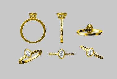 イエローダイヤCAD図