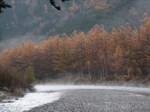 上高地の秋