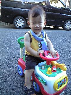 7月くるまにのったよ