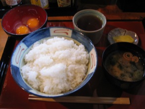 卵かけご飯定食