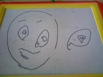 お絵かき　怪獣