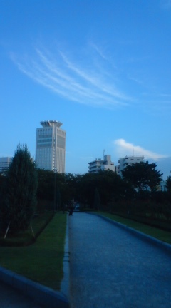 横須賀上空の雲