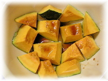 レンジかぼちゃ１