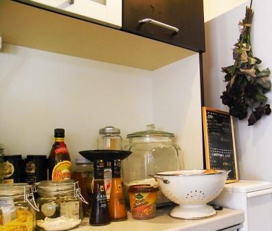 キッチンのバラ