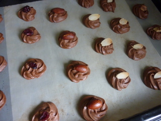 搾り出しココアクッキー