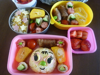 メロンパンナちゃん弁当