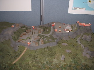 勝連城跡模型