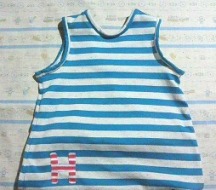 プレゼントベビー服　スラブボーダﾆｯﾄ